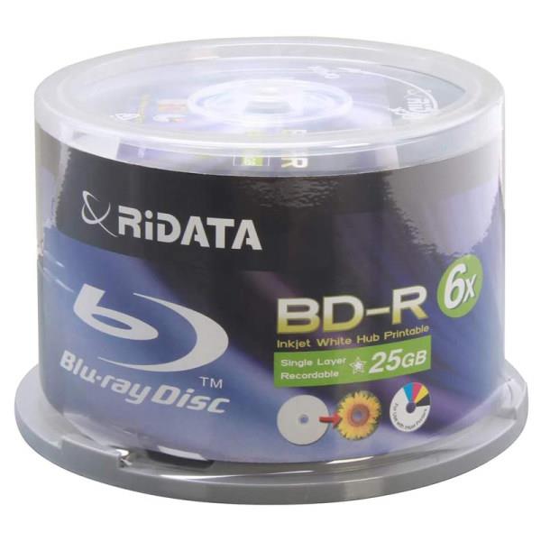 BD-R بلو ری خام ری دیتا مدل A1 با ظرفیت 25 گیگابایت بسته 50 عددی